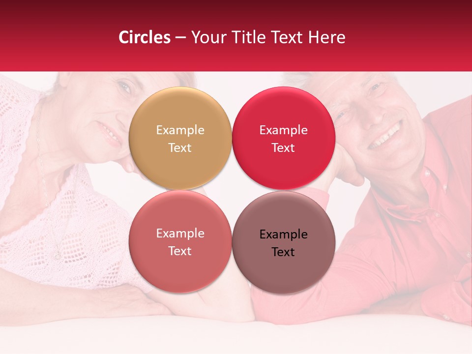 A Man And A Woman Posing For A Picture PowerPoint Template