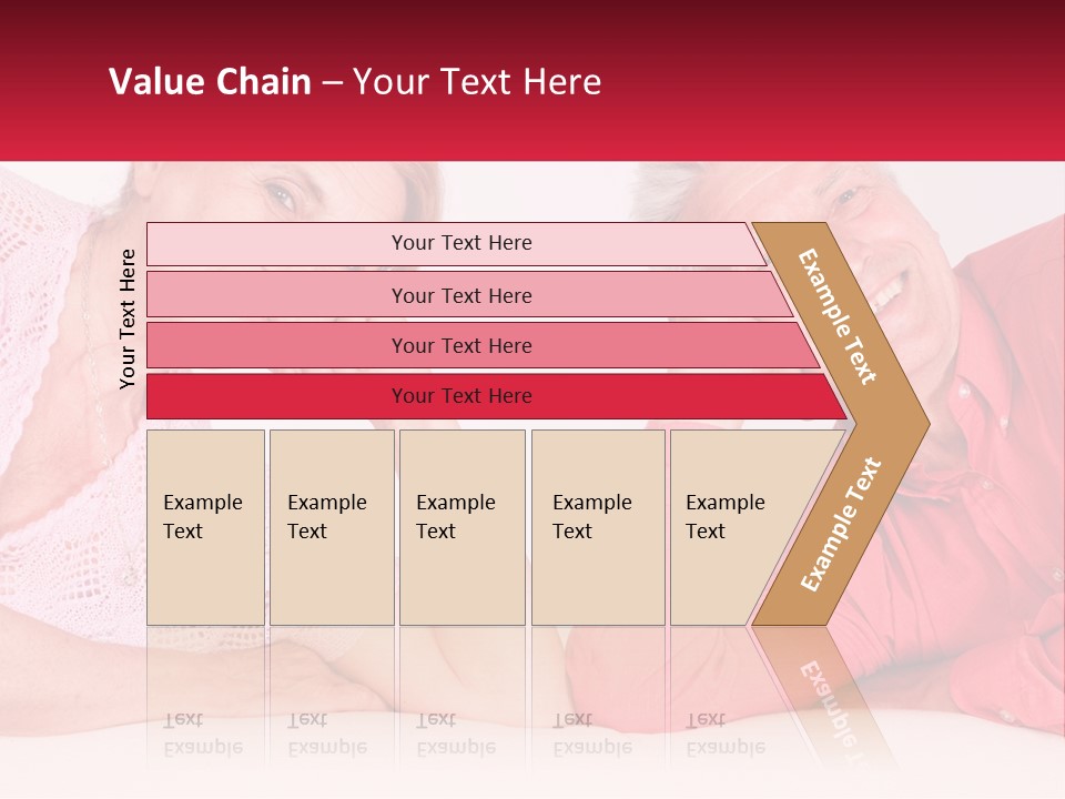 A Man And A Woman Posing For A Picture PowerPoint Template