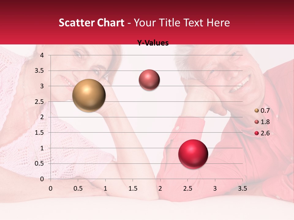 A Man And A Woman Posing For A Picture PowerPoint Template