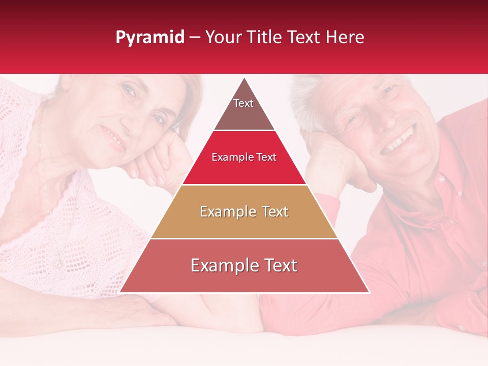 A Man And A Woman Posing For A Picture PowerPoint Template