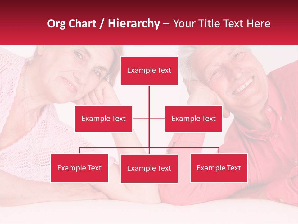 A Man And A Woman Posing For A Picture PowerPoint Template