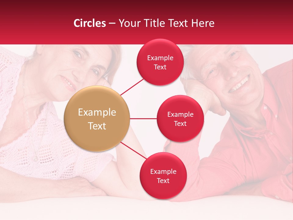 A Man And A Woman Posing For A Picture PowerPoint Template