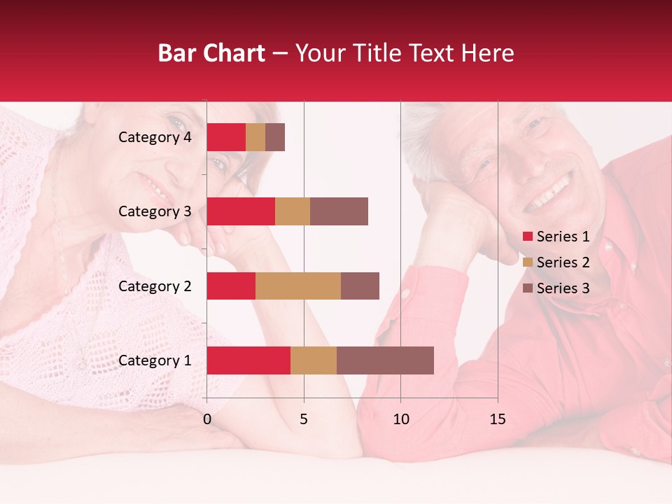 A Man And A Woman Posing For A Picture PowerPoint Template