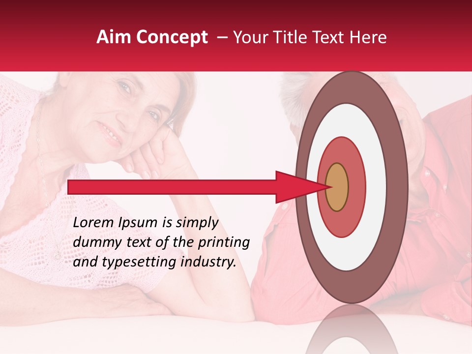 A Man And A Woman Posing For A Picture PowerPoint Template