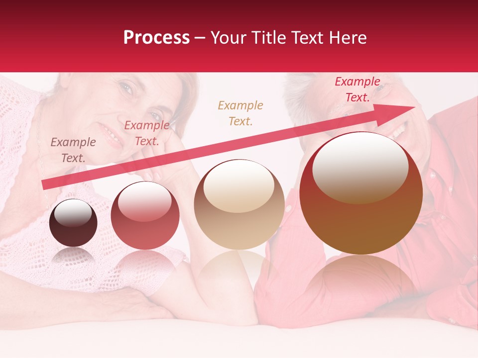 A Man And A Woman Posing For A Picture PowerPoint Template