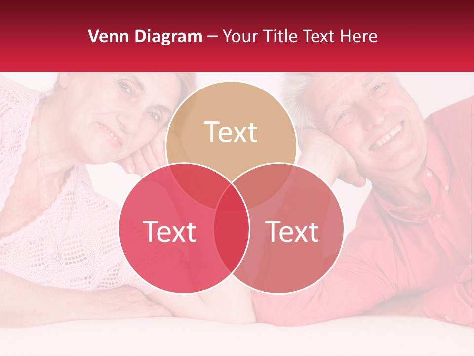 A Man And A Woman Posing For A Picture PowerPoint Template