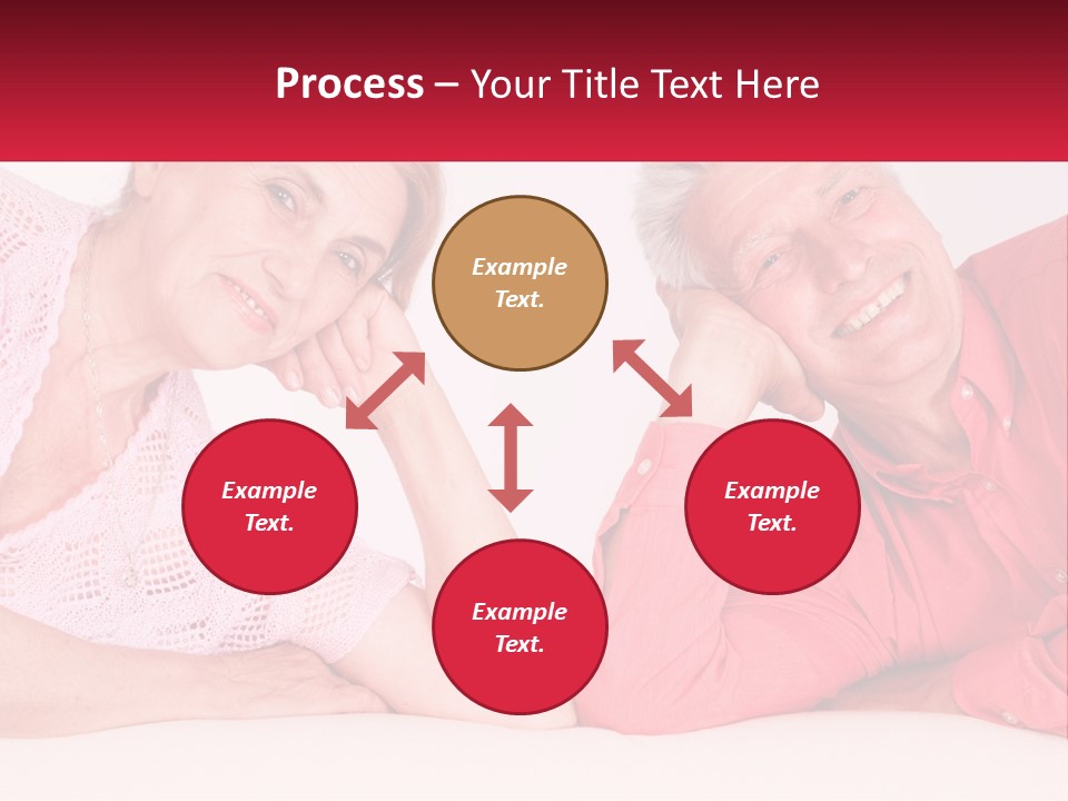 A Man And A Woman Posing For A Picture PowerPoint Template