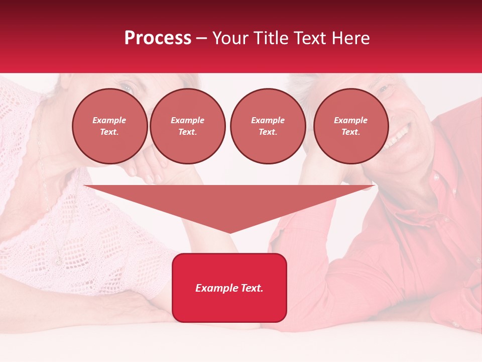 A Man And A Woman Posing For A Picture PowerPoint Template