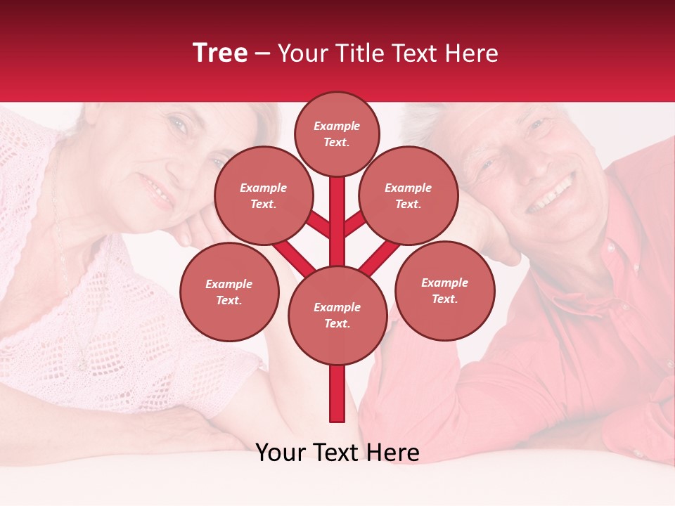 A Man And A Woman Posing For A Picture PowerPoint Template