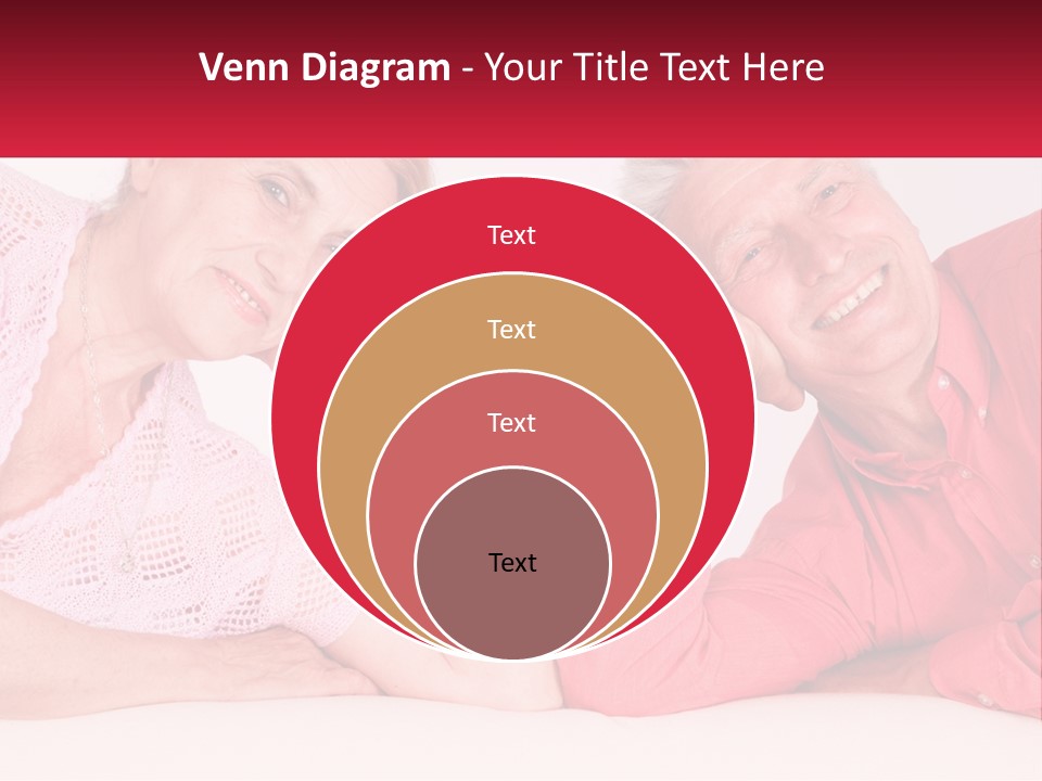 A Man And A Woman Posing For A Picture PowerPoint Template
