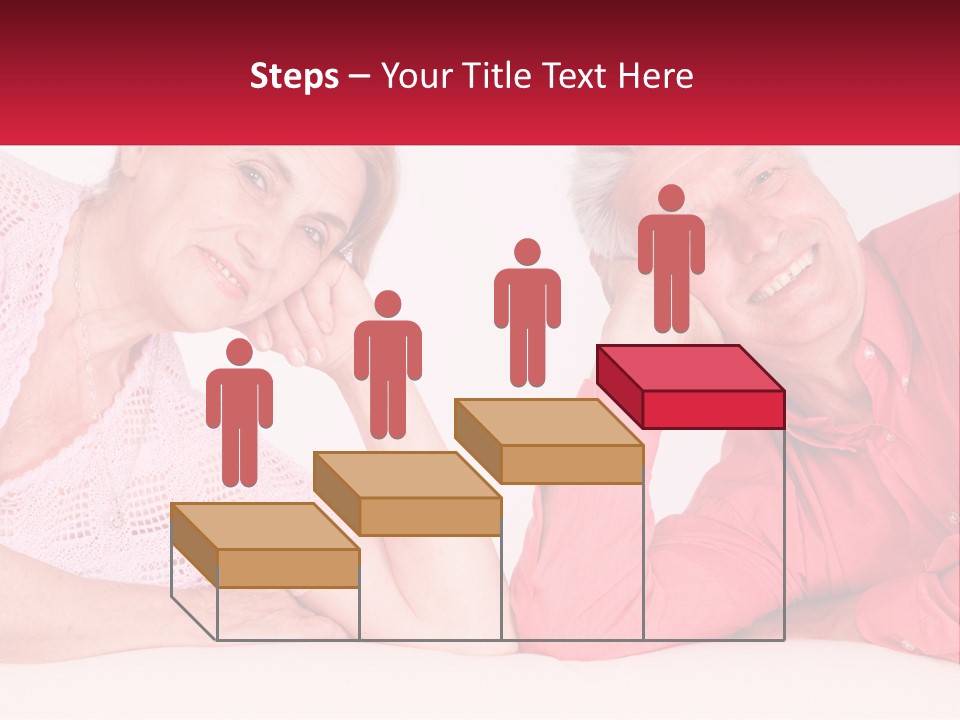 A Man And A Woman Posing For A Picture PowerPoint Template