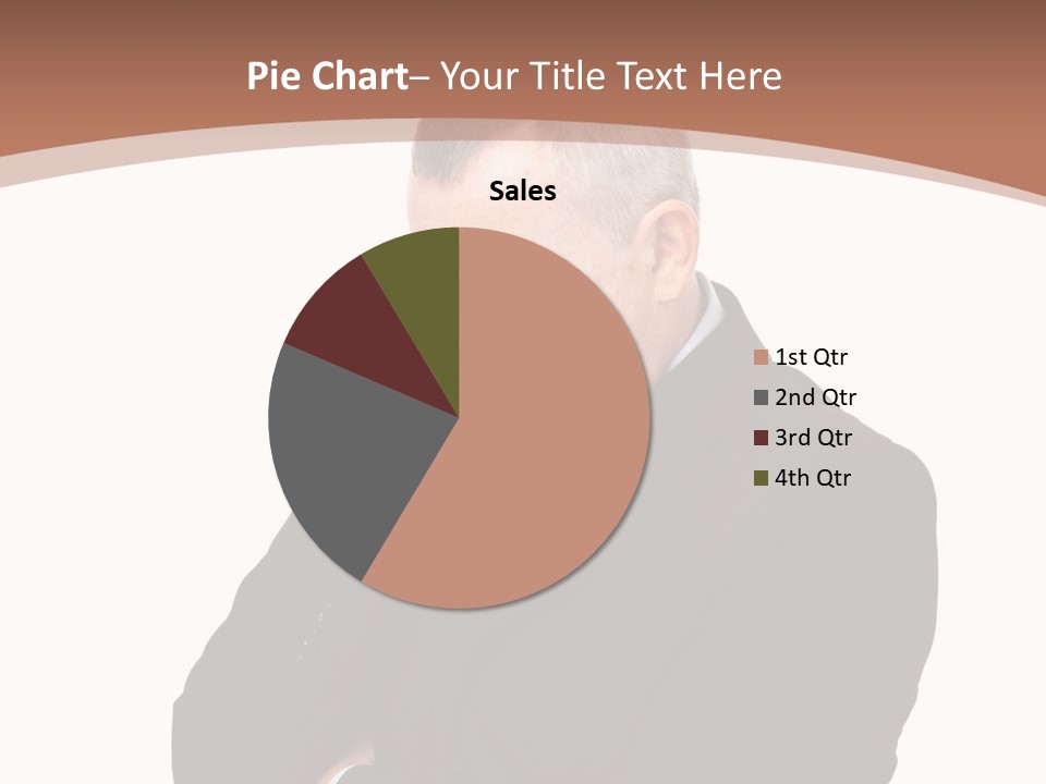 A Man In A Suit Is Holding His Hand To His Face PowerPoint Template