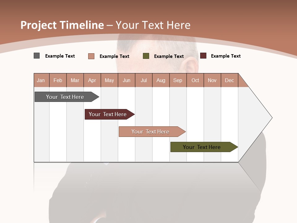 A Man In A Suit Is Holding His Hand To His Face PowerPoint Template
