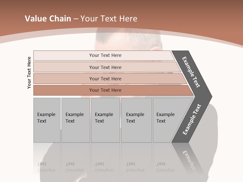 A Man In A Suit Is Holding His Hand To His Face PowerPoint Template