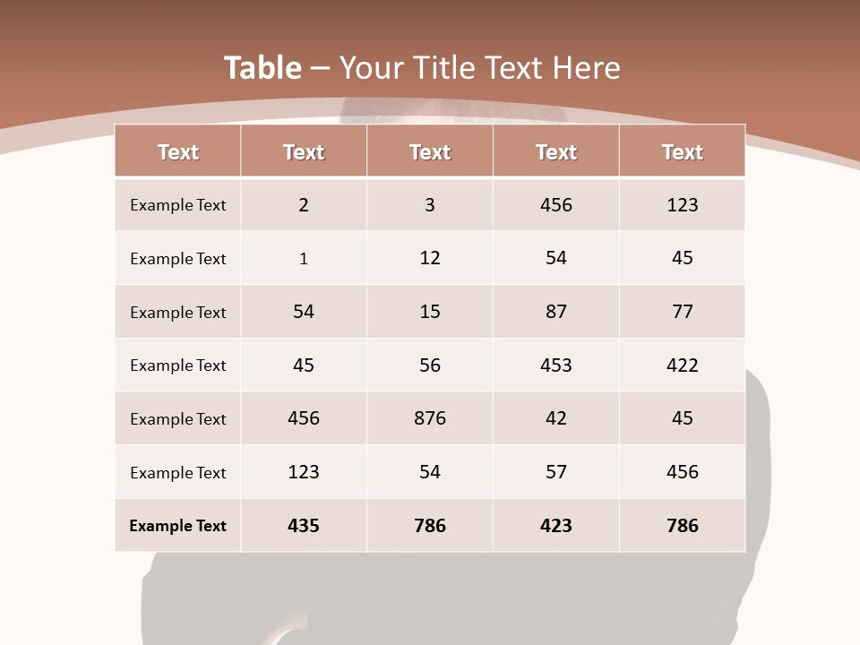 A Man In A Suit Is Holding His Hand To His Face PowerPoint Template