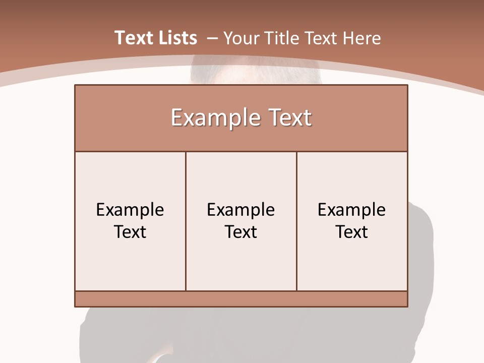 A Man In A Suit Is Holding His Hand To His Face PowerPoint Template