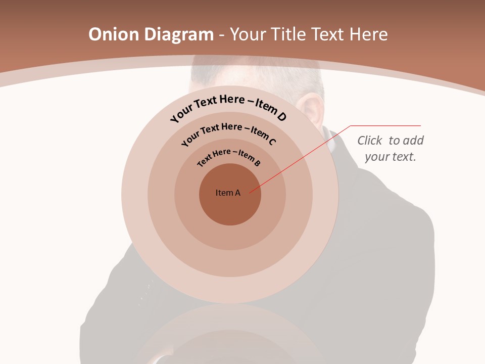 A Man In A Suit Is Holding His Hand To His Face PowerPoint Template