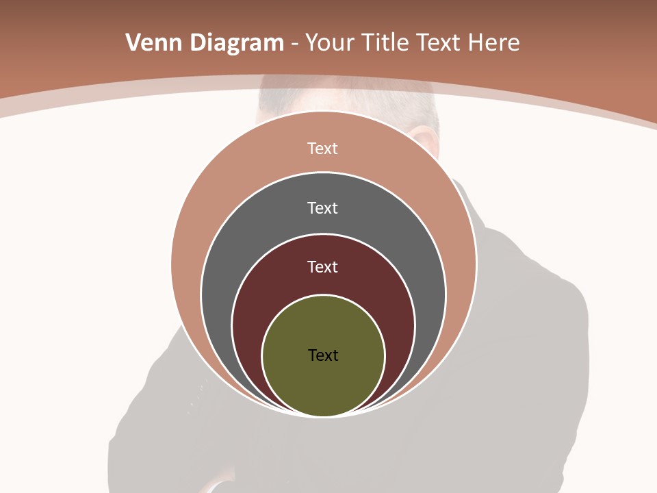 A Man In A Suit Is Holding His Hand To His Face PowerPoint Template