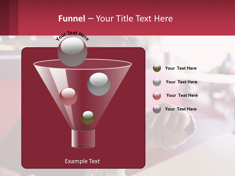 A Young Boy Eating Noodles In A Restaurant PowerPoint Template