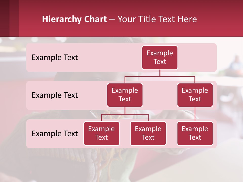 A Young Boy Eating Noodles In A Restaurant PowerPoint Template