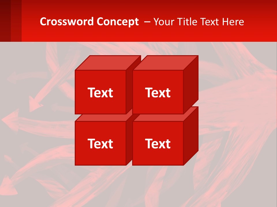 A Red And Black Abstract Background With Arrows PowerPoint Template