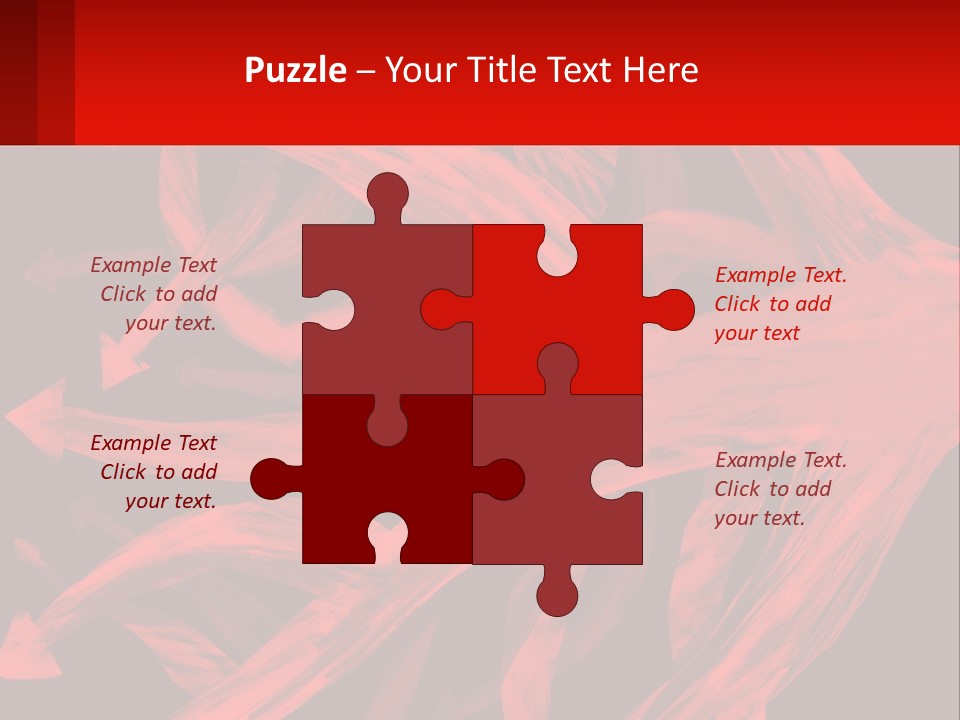 A Red And Black Abstract Background With Arrows PowerPoint Template