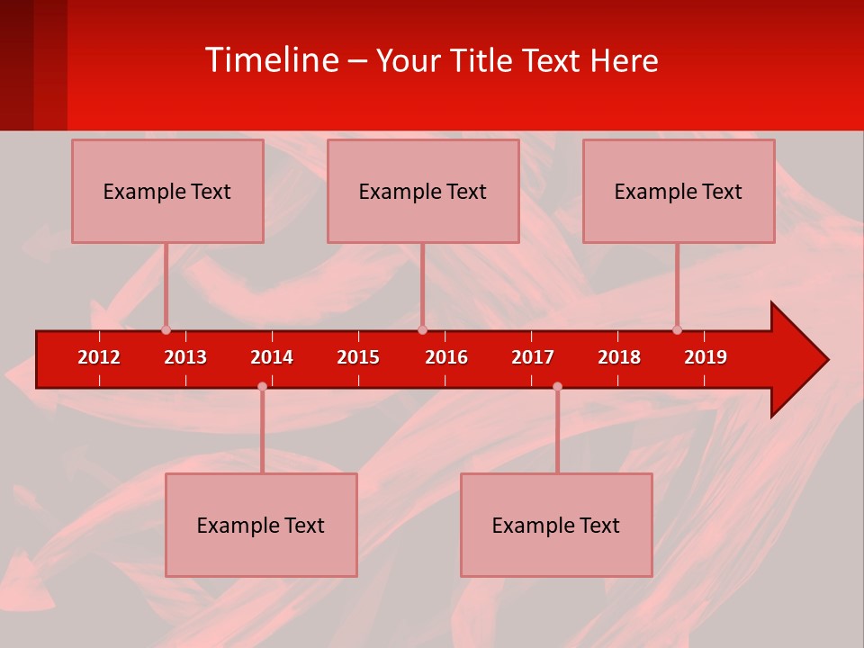 A Red And Black Abstract Background With Arrows PowerPoint Template