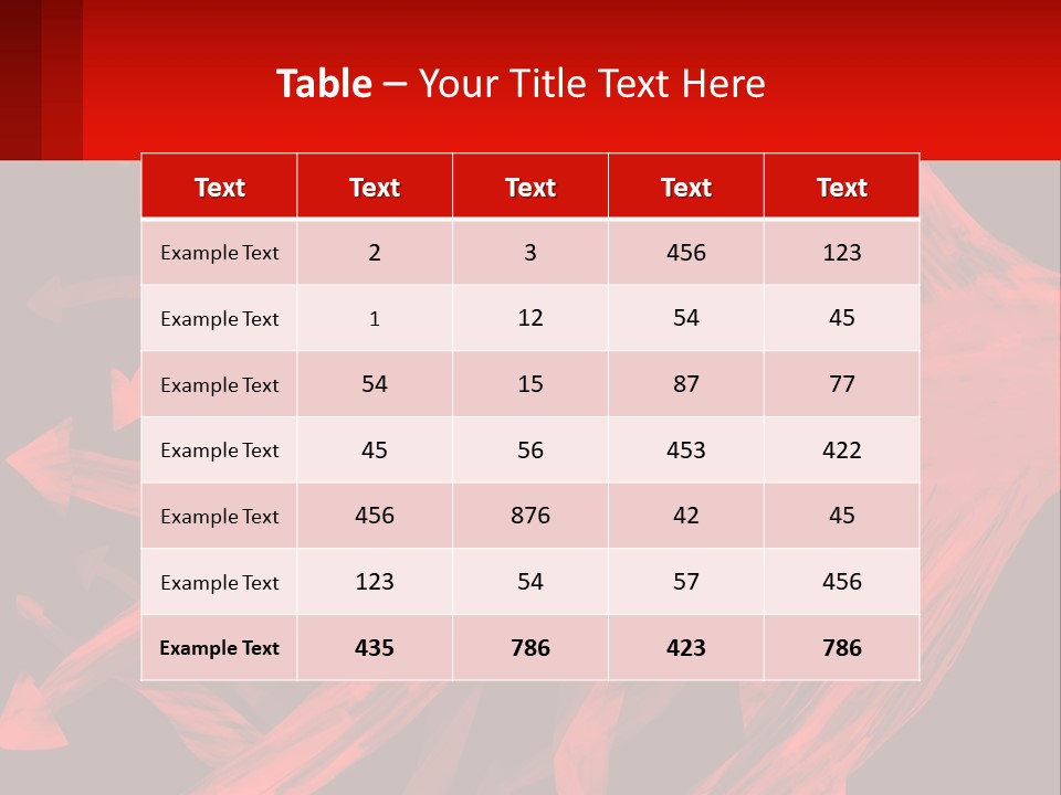 A Red And Black Abstract Background With Arrows PowerPoint Template