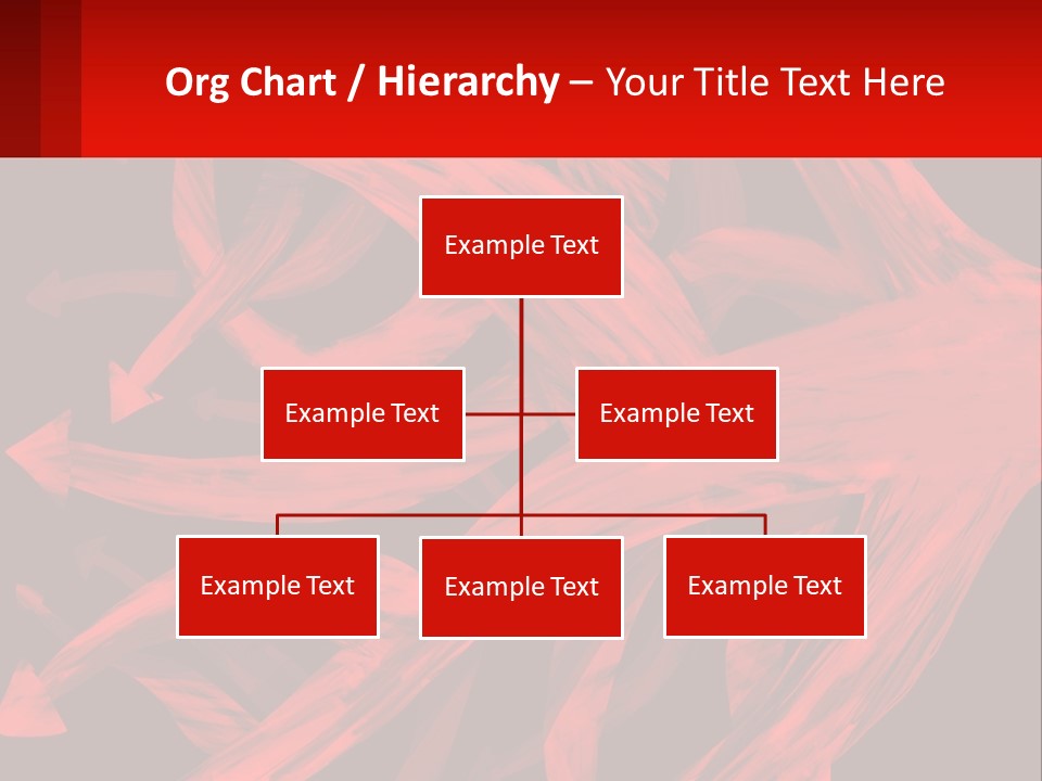 A Red And Black Abstract Background With Arrows PowerPoint Template