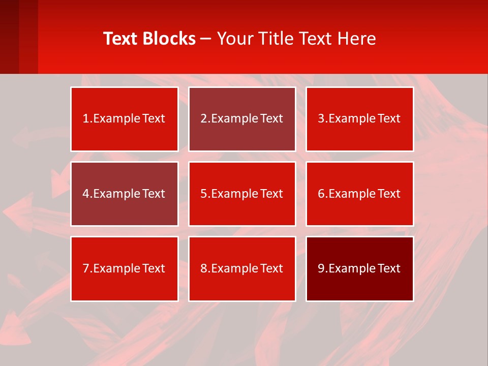 A Red And Black Abstract Background With Arrows PowerPoint Template