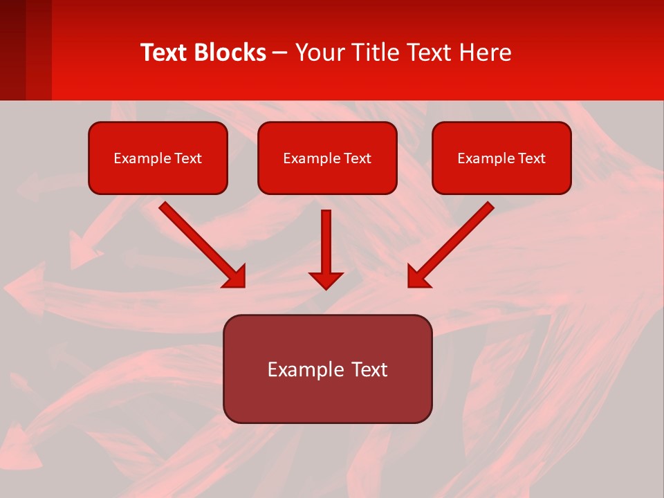 A Red And Black Abstract Background With Arrows PowerPoint Template