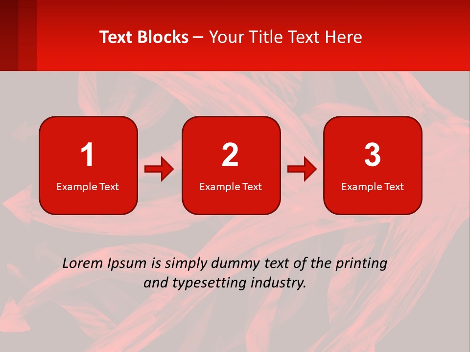 A Red And Black Abstract Background With Arrows PowerPoint Template