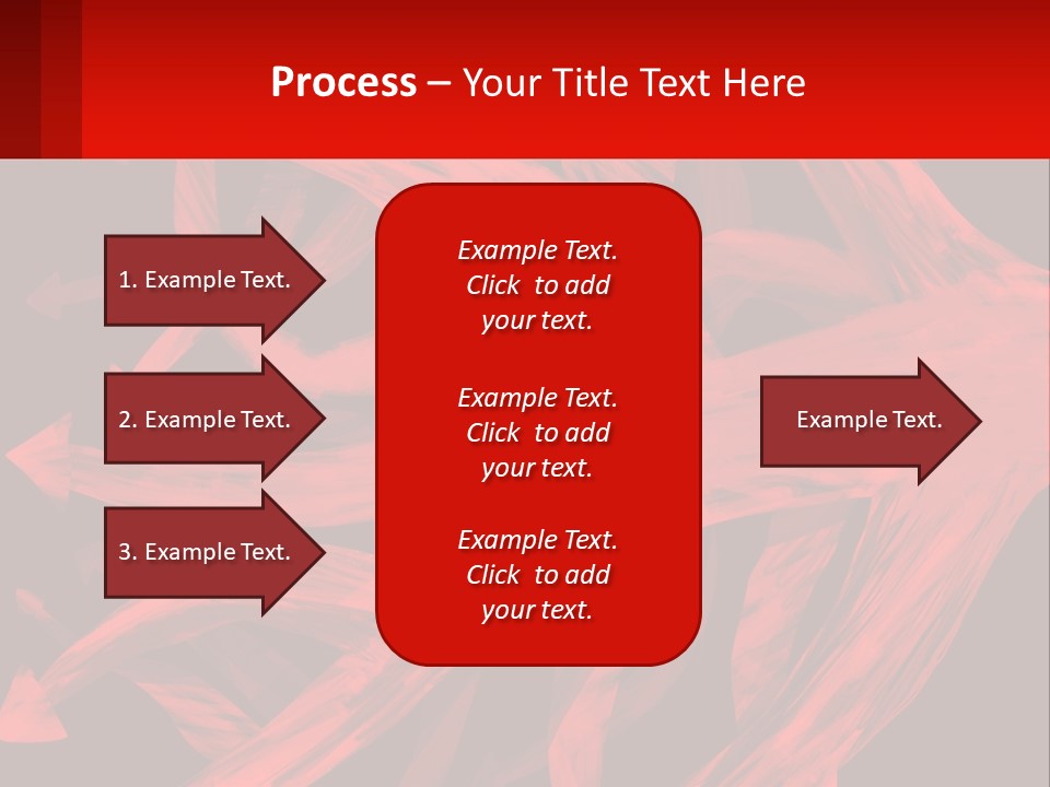 A Red And Black Abstract Background With Arrows PowerPoint Template
