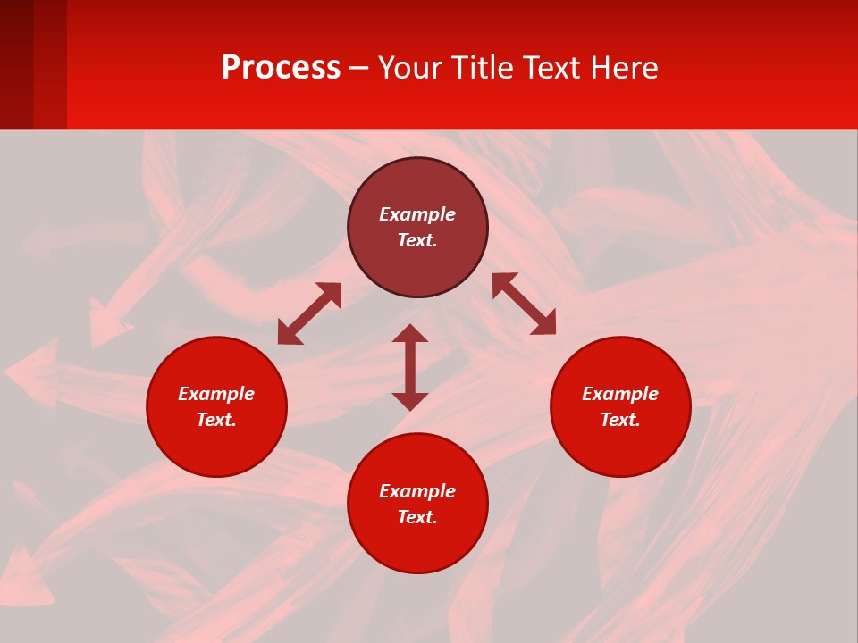 A Red And Black Abstract Background With Arrows PowerPoint Template