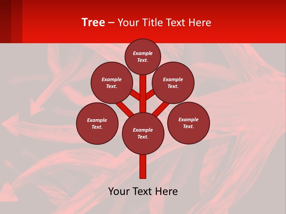 A Red And Black Abstract Background With Arrows PowerPoint Template