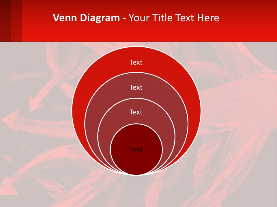 A Red And Black Abstract Background With Arrows PowerPoint Template