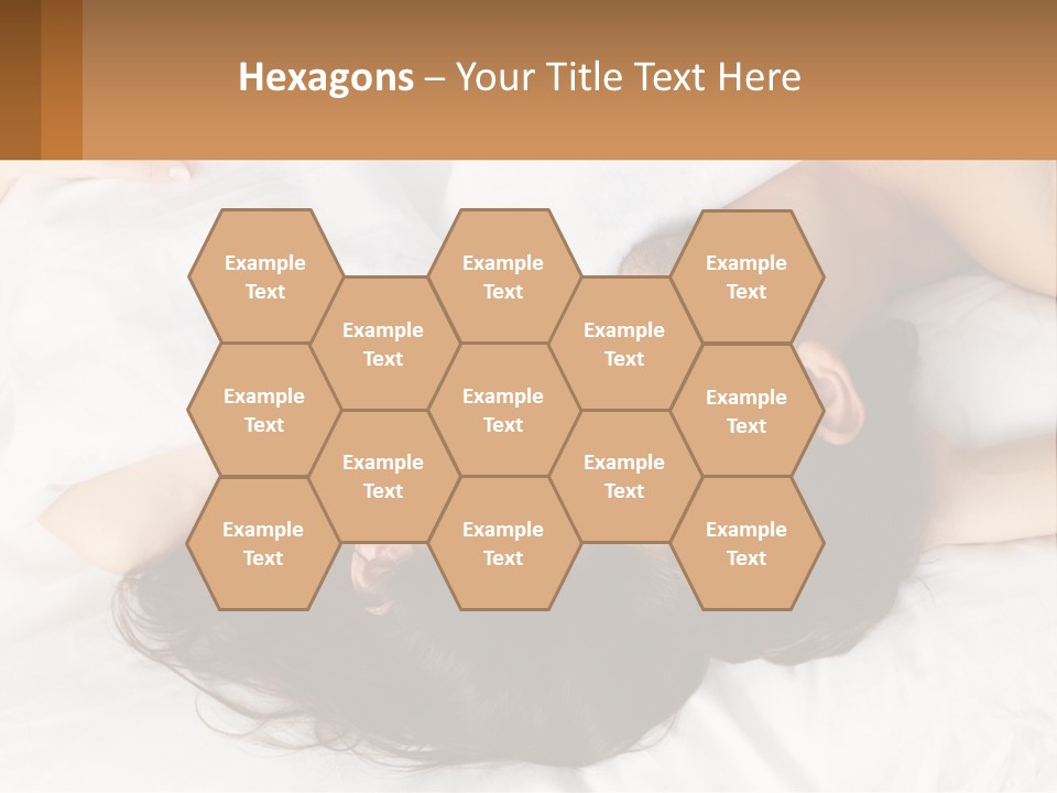 A Man And A Woman Laying In Bed Together PowerPoint Template