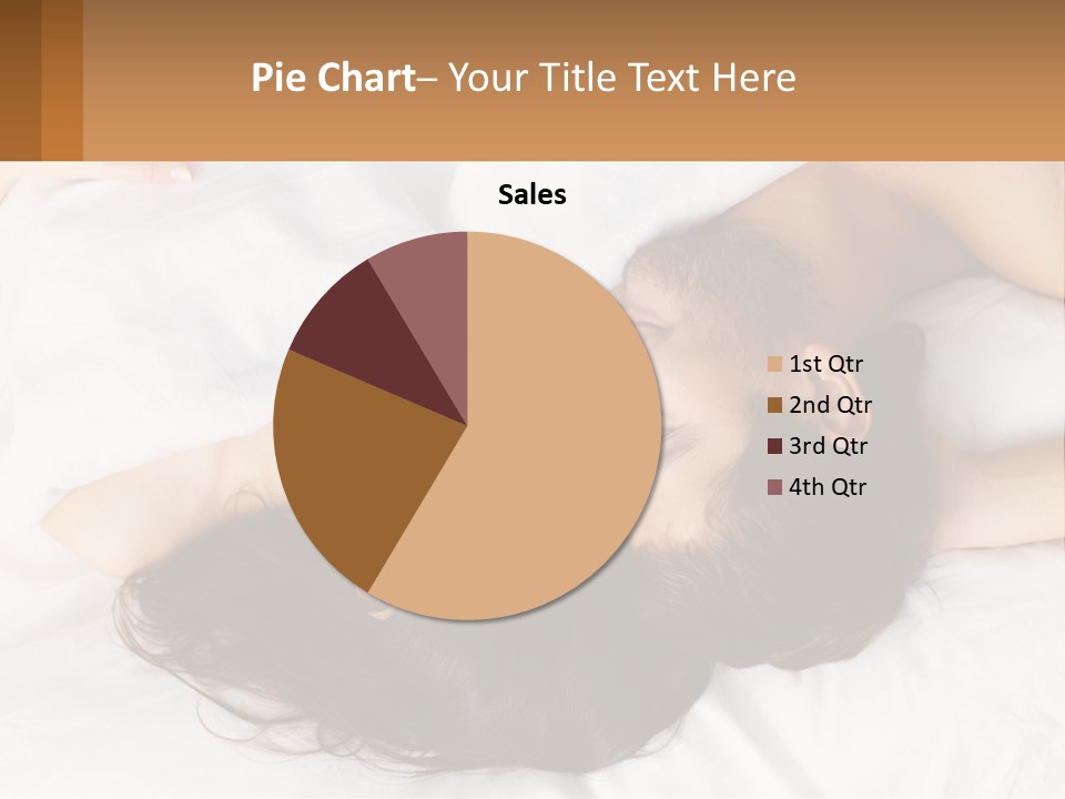 A Man And A Woman Laying In Bed Together PowerPoint Template