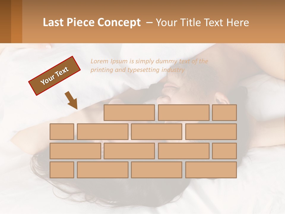 A Man And A Woman Laying In Bed Together PowerPoint Template