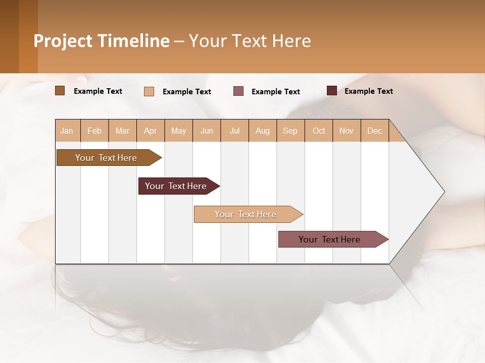A Man And A Woman Laying In Bed Together PowerPoint Template
