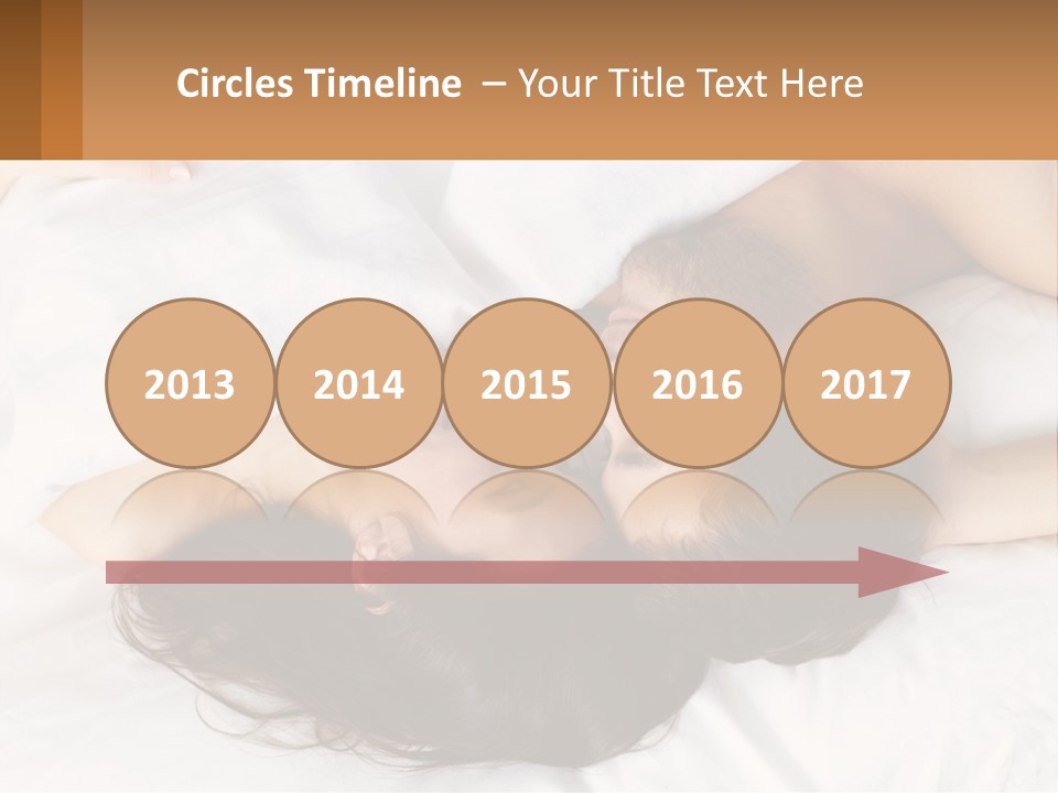 A Man And A Woman Laying In Bed Together PowerPoint Template