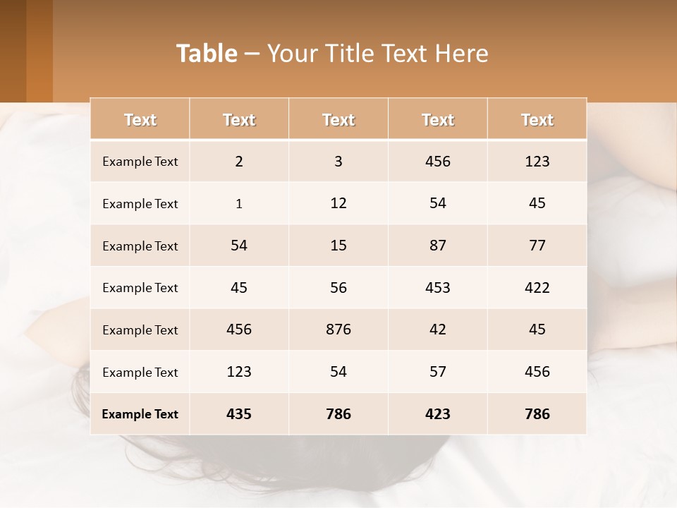 A Man And A Woman Laying In Bed Together PowerPoint Template
