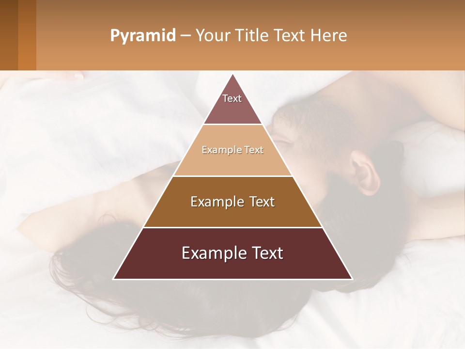 A Man And A Woman Laying In Bed Together PowerPoint Template