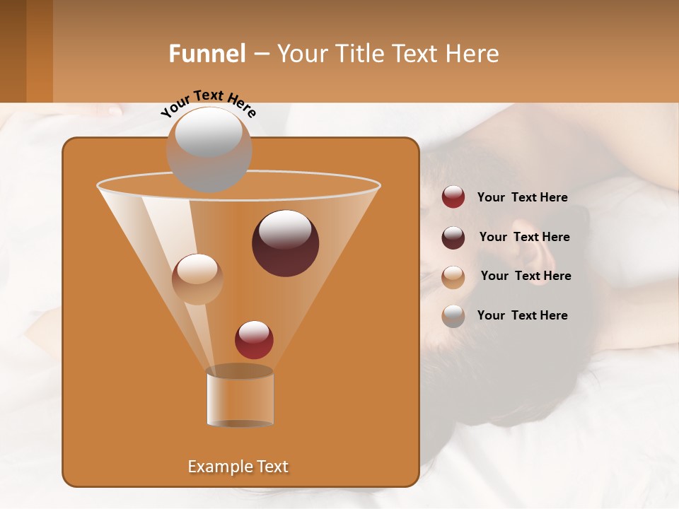 A Man And A Woman Laying In Bed Together PowerPoint Template