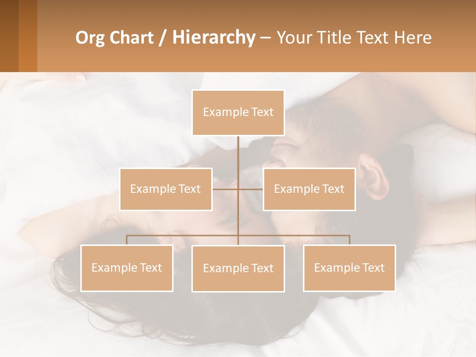 A Man And A Woman Laying In Bed Together PowerPoint Template