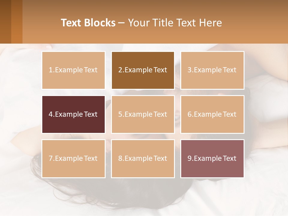 A Man And A Woman Laying In Bed Together PowerPoint Template