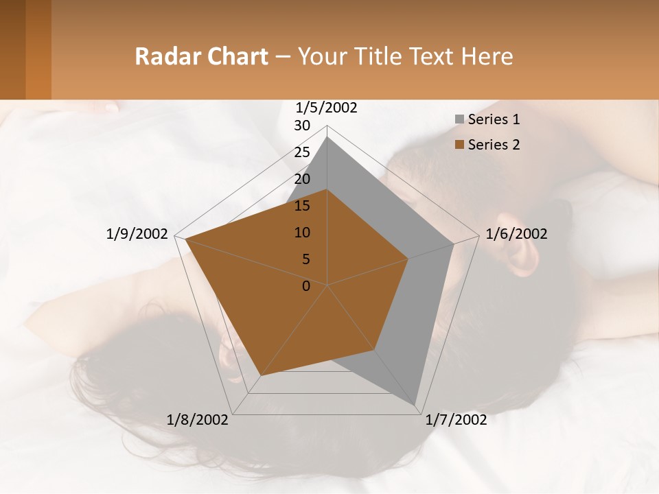 A Man And A Woman Laying In Bed Together PowerPoint Template