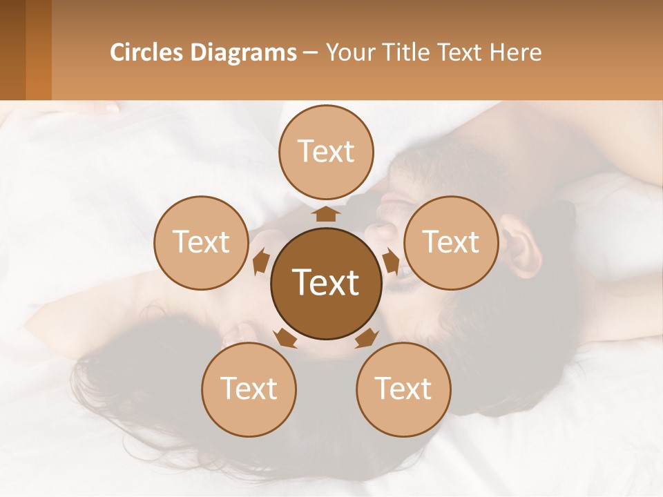 A Man And A Woman Laying In Bed Together PowerPoint Template