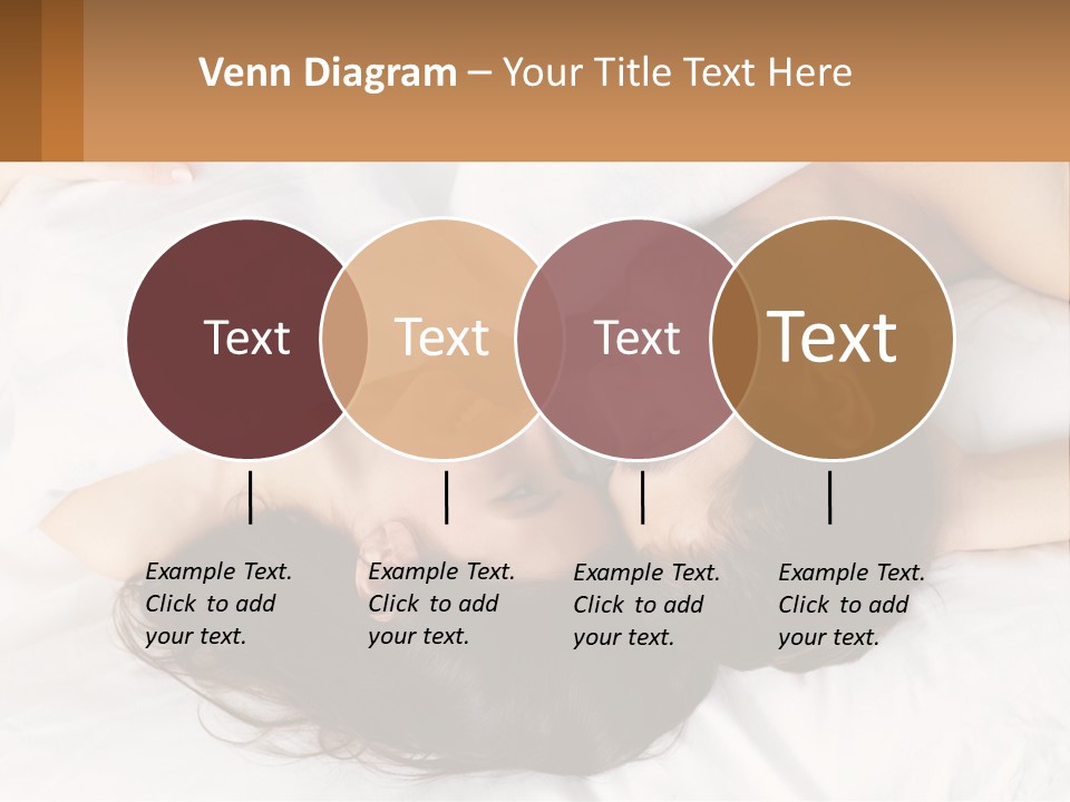 A Man And A Woman Laying In Bed Together PowerPoint Template