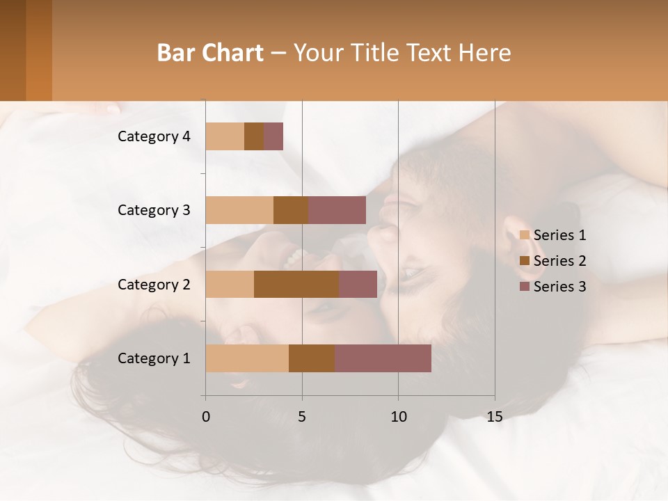 A Man And A Woman Laying In Bed Together PowerPoint Template